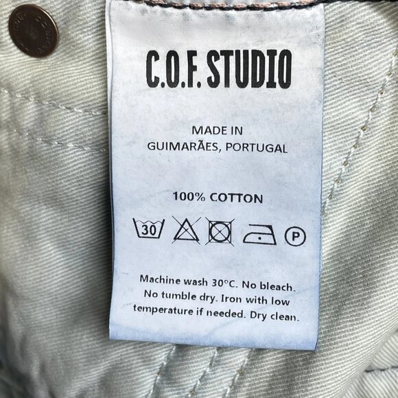 NEW C.O.F STUDIOS BC BC Men’s M6 Straight-Fit Jeans – Blue – Size 32 - Picture 3 of 7